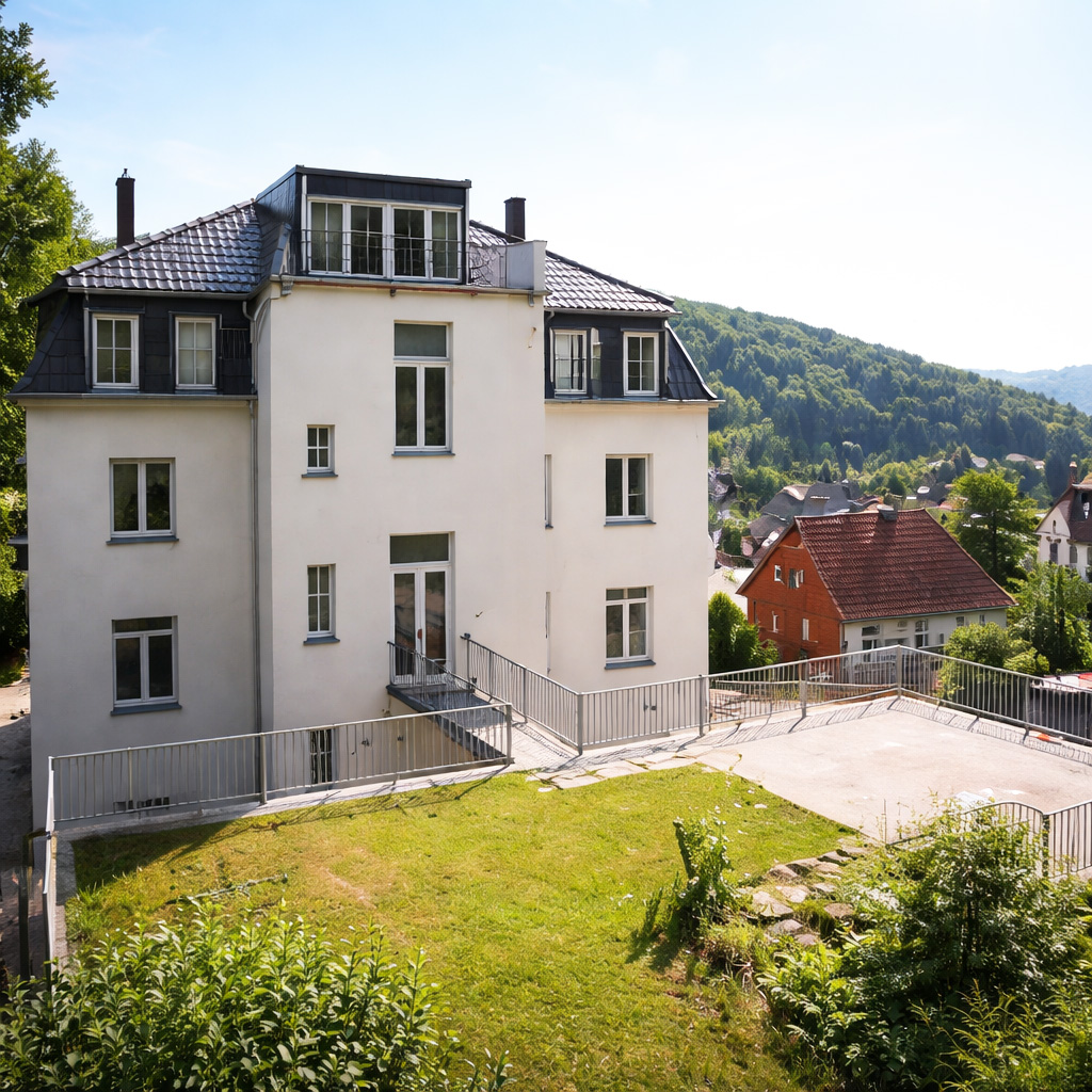 Außenansicht des Gebäudes Wohngruppe Niederpesterwitz